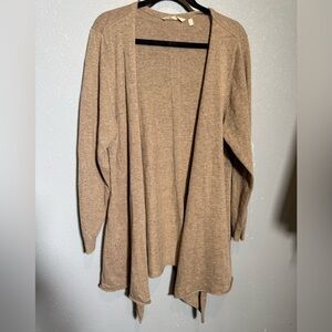 Soft Surroundings 100% Cashmere Open Front‎ Drape Cardigan Women’s 2X